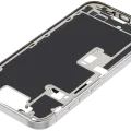 Mid-Frame Housing W/ Small Parts For iPhone 16 Pro (US Version) (Used OEM Pull: Grade A) (White Titanium)