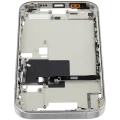Mid-Frame Housing W/ Small Parts For iPhone 16 Pro (US Version) (Used OEM Pull: Grade A) (White Titanium)