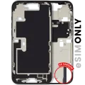 Mid-Frame Housing W/ Small Parts For iPhone 16 Pro Max (US Version) (Used OEM Pull: Grade A) (Black Titanium)