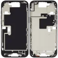 Mid-Frame Housing W/ Small Parts For iPhone 16 Pro Max (US Version) (Used OEM Pull: Grade A) (Black Titanium)