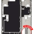 Mid-Frame Housing W/ Small Parts For iPhone 16 Pro Max (US Version) (Used OEM Pull: Grade A) (White Titanium)