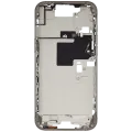 Mid-Frame Housing W/ Small Parts For iPhone 16 Pro Max (US Version) (Used OEM Pull: Grade A) (White Titanium)