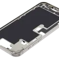 Mid-Frame Housing W/ Small Parts For iPhone 16 Pro Max (US Version) (Used OEM Pull: Grade A) (White Titanium)