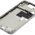 Mid-Frame Housing W/ Small Parts For iPhone 16 Pro Max (US Version) (Used OEM Pull: Grade A) (White Titanium)