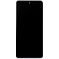OLED Assembly With Frame For Motorola Moto Edge Plus / Edge 30 Pro (XT2201-1/4) / Edge X30 5G (XT2201-2/6 /2022) (Refurbished) (Stardust White)