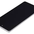 OLED Assembly With Frame For Motorola Moto Edge Plus / Edge 30 Pro (XT2201-1/4) / Edge X30 5G (XT2201-2/6 /2022) (Refurbished) (Stardust White)
