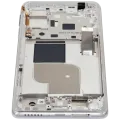 OLED Assembly With Frame For Motorola Moto Edge Plus / Edge 30 Pro (XT2201-1/4) / Edge X30 5G (XT2201-2/6 /2022) (Refurbished) (Stardust White)