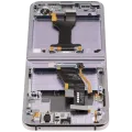 Inner OLED Assembly With Frame For Samsung Galaxy Z Flip 5 5G (US & International) (Refurbished) (Lavender)