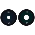 Back Camera Lens (Glass Only) For Xiaomi Redmi 14C (2 Piece Set) (Midnight Black)