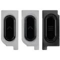 Home Button For Samsung Galaxy Tab Active Pro 10.1" (T545 / T540 / T547) (2019) (Black) (3 Piece Set)