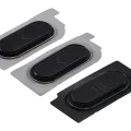 Home Button For Samsung Galaxy Tab Active Pro 10.1" (T545 / T540 / T547) (2019) (Black) (3 Piece Set)