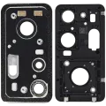 Back Camera Lens With Bracket / Bezel Fo Xiaomi 12T (2 Piece Set) (Black)
