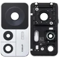 Back Camera Lens With Bracket / Bezel Fo Xiaomi 12T (2 Piece Set) (Silver)