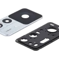 Back Camera Lens With Bracket / Bezel Fo Xiaomi 12T (2 Piece Set) (Silver)