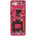 Inner OLED Assembly With Frame For Motorola Razr Plus 2024 / Razr 50 Ultra (XT2451 / 2024) / Razr Plus 2025 (XT2557) (Refurbished) (Hot Pink)