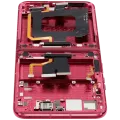 Inner OLED Assembly With Frame For Motorola Razr Plus 2024 / Razr 50 Ultra (XT2451 / 2024) / Razr Plus 2025 (XT2557) (Refurbished) (Hot Pink)