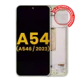 OLED Assembly With Frame For Samsung Galaxy A54 5G (A546 / 2023) (US & International Version) (Refurbished) (Lime)