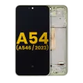 OLED Assembly With Frame For Samsung Galaxy A54 5G (A546 / 2023) (US & International Version) (Refurbished) (Lime)