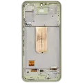 OLED Assembly With Frame For Samsung Galaxy A54 5G (A546 / 2023) (US & International Version) (Refurbished) (Lime)