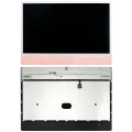Complete LCD Display Assembly For iMac 24" A2874 / A2873 (2023) / A2438 / A2439 (2021) (LG204A-215 LM235UH1 SDD1) (Used OEM Pull: Grade A) （Small Camera hole）(Pink)
