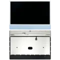Complete LCD Display Assembly For iMac 24" A2874 / A2873 (2023) / A2438 / A2439 (2021) (LG204A-215 LM235UH1 SDD1) (Used OEM Pull: Grade A) （Small Camera hole）(Blue)