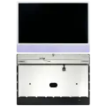 Complete LCD Display Assembly For iMac 24" A2874 / A2873 (2023) / A2438 / A2439 (2021) (LG204A-215 LM235UH1 SDD1) (Used OEM Pull: Grade A) （Small Camera hole）(Purple)