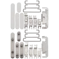 Hard Buttons (Power / Volume / Switch) For iPhone 16 Pro / 16 Pro Max (White Titanium)