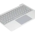 Top Case with Keyboard (ANSI US) and Trackpad For Microsoft Surface Laptop Go (1943) (Silver)