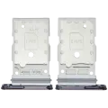 Dual Sim Card Tray For Samsung Galaxy S25 / S25 Plus (Premium) ((Blue Black)