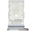 Dual Sim Card Tray For Samsung Galaxy S25 / S25 Plus (Premium) (White)