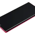 OLED Assembly With Frame For Motorola Moto Edge 50 Fusion 5G (XT2429 / 2024) (Refurbished) (Hot Pink)