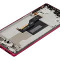 OLED Assembly With Frame For Motorola Moto Edge 50 Fusion 5G (XT2429 / 2024) (Refurbished) (Hot Pink)