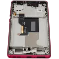 OLED Assembly With Frame For Motorola Moto Edge 50 Fusion 5G (XT2429 / 2024) (Refurbished) (Hot Pink)