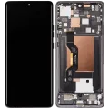 OLED Assembly With Frame For Motorola Moto Edge 50 (XT2407-3 / 2024) (Refurbished) (Koala Gray)
