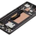 OLED Assembly With Frame For Motorola Moto Edge 50 (XT2407-3 / 2024) (Refurbished) (Koala Gray)