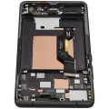 OLED Assembly With Frame For Motorola Moto Edge 50 (XT2407-3 / 2024) (Refurbished) (Koala Gray)