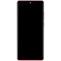 OLED Assembly With Frame For Motorola Moto G85 (XT2427-3 / 2024) (Refurbished) (Magenta)