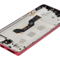 OLED Assembly With Frame For Motorola Moto G85 (XT2427-3 / 2024) (Refurbished) (Magenta)
