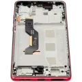 OLED Assembly With Frame For Motorola Moto G85 (XT2427-3 / 2024) (Refurbished) (Magenta)