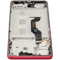 OLED Assembly With Frame For Motorola Moto G85 (XT2427-3 / 2024) (Refurbished) (Magenta)