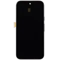 OLED Assembly With Frame (With Fingerprint Sensor) For Google Pixel 8A (Refurbished) (Obsidian)