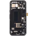 OLED Assembly With Frame (With Fingerprint Sensor) For Google Pixel 8A (Refurbished) (Obsidian)