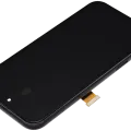 OLED Assembly With Frame (With Fingerprint Sensor) For Google Pixel 8A (Refurbished) (Obsidian)