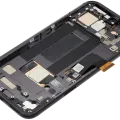 OLED Assembly With Frame (With Fingerprint Sensor) For Google Pixel 8A (Refurbished) (Obsidian)
