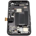 OLED Assembly With Frame (With Fingerprint Sensor) For Google Pixel 8A (Refurbished) (Obsidian)