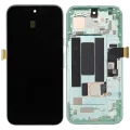 OLED Assembly With Frame (With Fingerprint Sensor) For Google Pixel 8A (Refurbished) (Aloe)