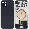 Back Glass w/ MagSafe Magnet For iPhone 15 (No Logo) (Aftermarket) (Black)