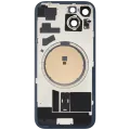 Back Glass w/ MagSafe Magnet For iPhone 15 (No Logo) (Aftermarket) (Black)
