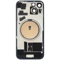 Back Glass w/ MagSafe Magnet For iPhone 15 (No Logo) (Aftermarket) (Blue)
