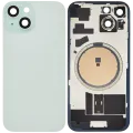 Back Glass w/ MagSafe Magnet For iPhone 15 (No Logo) (Aftermarket) (Green)